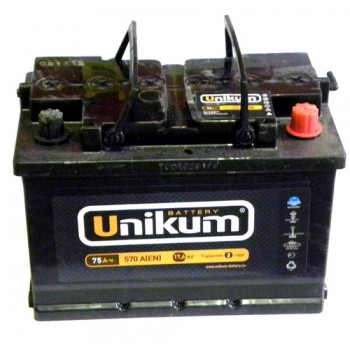 Аккумулятор Кайнар UNIKUM 75Ah/570 прав+/обратная 278*175*190