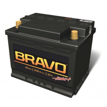 Аккумулятор Аком Bravo 55Ah/430 лев+/прямая 245*177*190