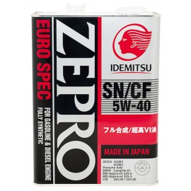 Моторное масло IDEMITSU ZEPRO EURO SPEC 5W40 