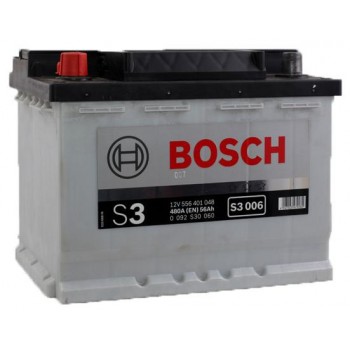 Аккумулятор Bosch S3 56Ah/480 лев+/прямая 242*175*190