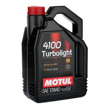 Моторное масло MOTUL 4100 Turbolight 10W40
